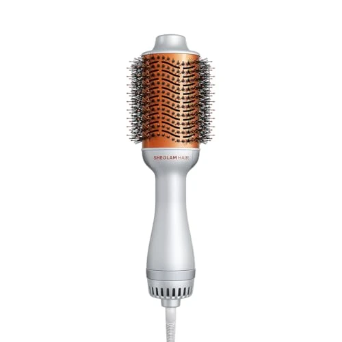 Offre limitee: SHEGLAM Blowout Bliss Brosse à Air Chaud 4 en 1 – Séchage, Lissage, Bouclage et Volume avec Soin Brillant – Brosse Thermique, Séchoir et Styler de 28.87 EUR a 27.42 EUR (economie 5%)