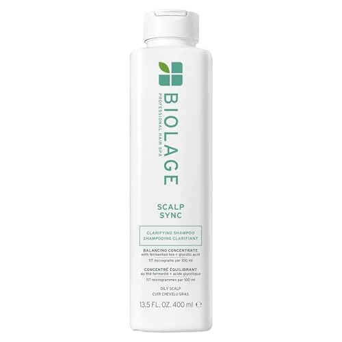 Limited-time offer: Biolage Scalp Sync Clarifying Shampoo, Balances Scalp's Moisture, Enriched With Glycolic Acid, For Oily Scalps, 400ml from 26.80 GBP to 19.92 GBP (save 26%)