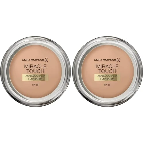 Limited-time offer: Max Factor X Miracle Touch Cream-to-liquid foundation SPF 30 (Pack of 2) from 31.98 £ to 19.12 £ (save 40%)