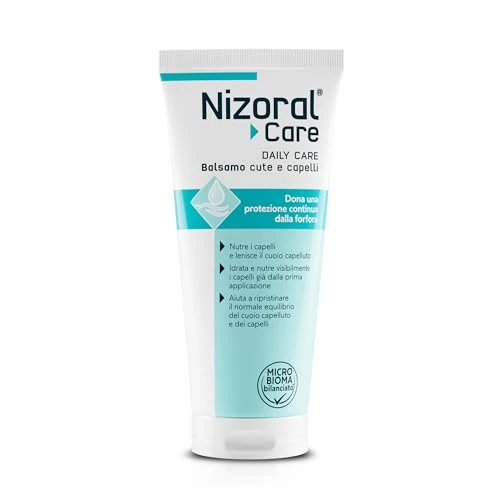 EG Nizoral Care | Balsamo Cute e Capelli | Protezione Continua dalla Forfora | Capelli Morbidi e Setosi | Dermatologicamente e Clinicamente Testato | 200 ml