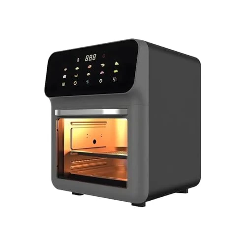 Wintem Cyfrowa frytkownica powietrzna 12 l 1800 W z 12 programami, piekarnik Air Fryer z akcesoriami w zestawie i wyświetlaczem dotykowym | Zdrowe gotowanie dla diety, owoców i warzyw bez oleju