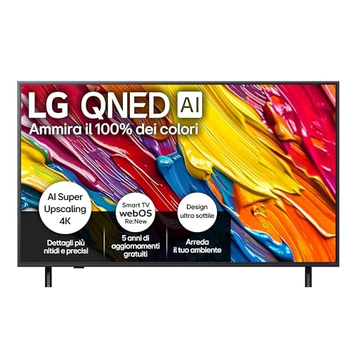 Oferta limitada: LG QNED AI QNED84 TV 50 pulgadas, Smart TV 4K, Procesador α7 Gen8, Dynamic QNED Color, Diseño Ultra Slim, WebOS con AI y control remoto puntero AI, Gaming con VRR 4K@60Hz, 50QNED84A6C 2025 de 465.38 EUR a 465.38 EUR (ahorro 0%)