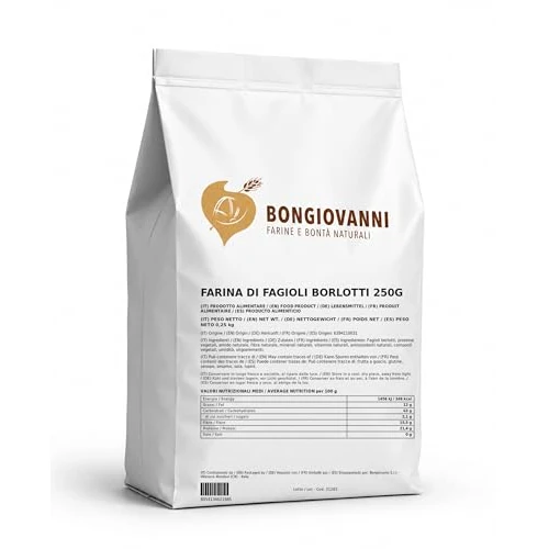 Offerta a tempo: Bongiovanni Bontà Naturali Farina Di Fagioli Borlotti 250g - 61% da 7.85 € a 3.06 €