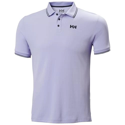 Offerta a tempo: Helly Hansen Kos Polo Uomo, Lavanda Luminosa, S - 44% da 70.00 € a 39.32 €