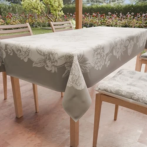 Oferta limitada: PETTI ARTIGIANI ITALIANI - Mantel Antimanchas Cuadrado (140 x 140 cm) Protector de Mesa de Cocina, Diseño Peonie, 4 Plazas, 100% Fabricado en Italia de 24.90 EUR a 24.90 EUR (ahorro 0%)