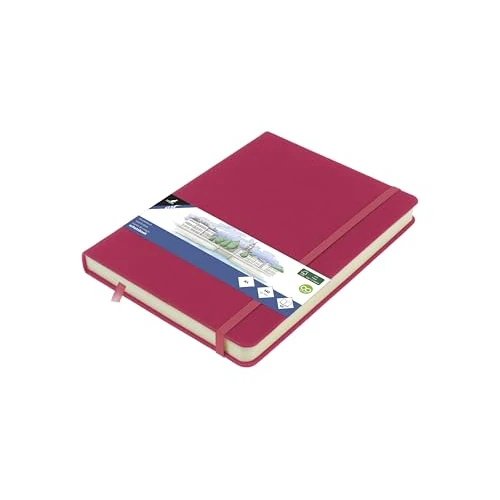 Oferta limitada: Kangaro - Cuaderno de dibujo (A5, tapa dura, 80 hojas, 140 gramos, papel crema con banda elástica y cinta) de 6.20 € a 6.20 € (ahorro 0.00%)