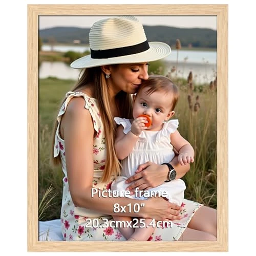 Offre limitée : Ditwis Cadre 20x25 Couleur du bois, Cadre Naturel pour Photos, Images et Souvenirs, Horizontal ou Vertical sur le Mur ou la Table de 10.43 € à 10.43 € (0.00% de remise)