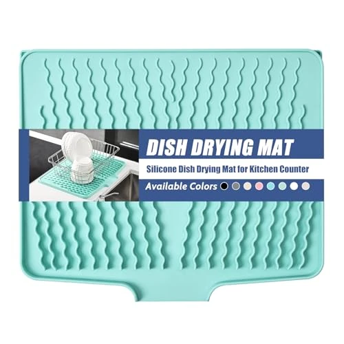 Drying Mat (Light Blue, 40 x 33 cm)