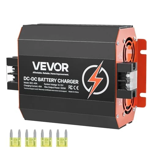 Zeitlich begrenztes Angebot: VEVOR 12 V 40 A DC/DC-Batterieladegerät, 500 W, für Blei-Säure-, Lithium-, AGM-, Gel- und Nassbatterien, intelligentes mehrstufiges Laden, für Wohnmobile, Nutzfahrzeuge, Boote, Yachten von 93.90 € auf 89.20 € (5% Rabatt)