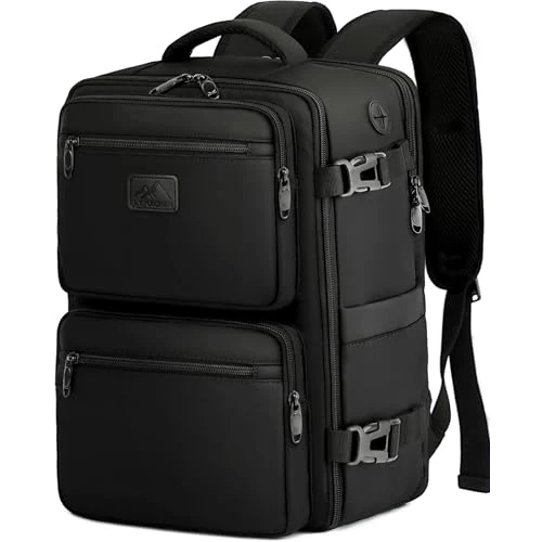 Limitiertes Angebot: LYNXCHER Rucksack Ryanair Handgepäck 40x20x25 Klein Handgepäck Flugzeug Schwarz Reiserucksack 20L Backpack mit 14 Zoll Laptop Rucksack Eurowings für Herren Damen(Schwarz,S) von 40.99 EUR auf 36.99 EUR (Spare 10%)