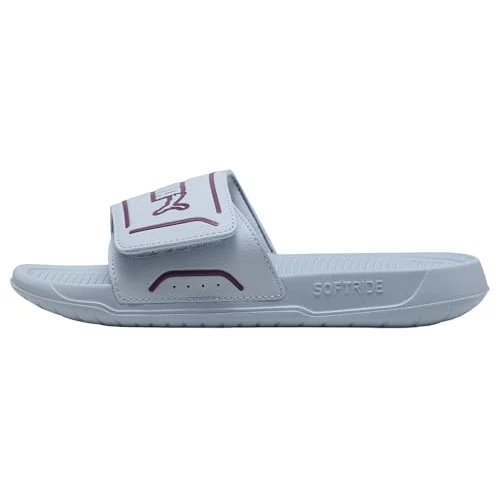 Offerta a tempo: PUMA Sandali unisex Royaltat Comfort con 2 ciabatte, colore blu montagna e prugna, numero 37, Snow Mountain Blue Plum Wine, 37 EU - 24% da 29.95 € a 22.88 €