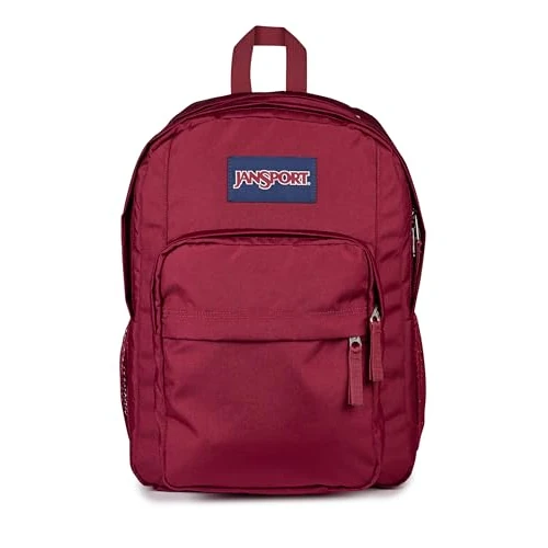 Offerta a tempo: JanSport Big Day Pack Zaino grande, scomparto per laptop 15in, 43.5 x 19 x 32.5 cm, Russet Red, Rosso - 37% da 59.00 € a 37.09 €