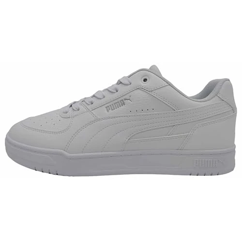 PUMA Unisex CAVEN III Sneaker, White Silver Black, 4.5 UK