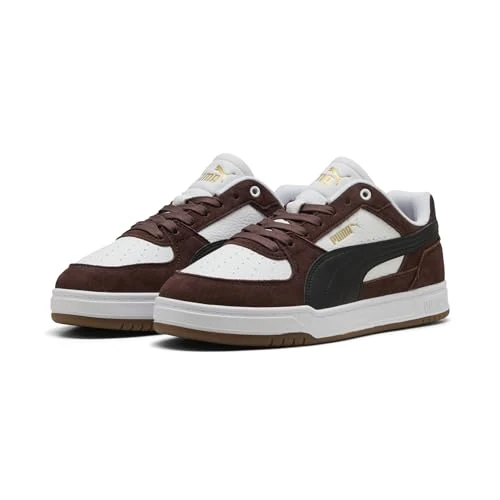 Zeitlich begrenztes Angebot: PUMA CAVEN III OG Unisex-Sneaker, Schokobraun, Schwarz/Weiß, 6 UK von 69.95 € auf 47.90 € (32% Rabatt)