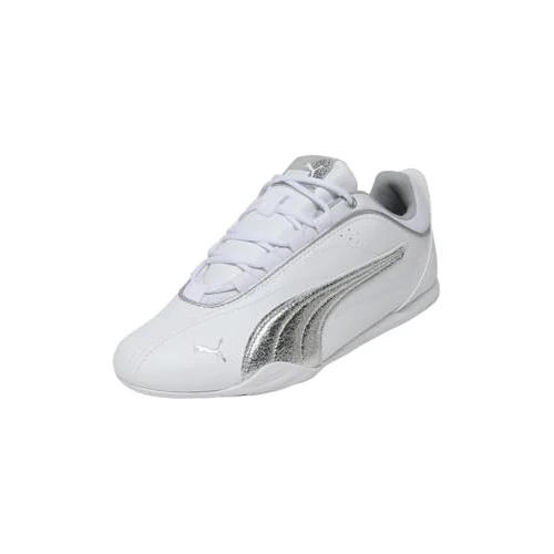 Oferta limitada: PUMA Catch Soleil Metallic Whisper - Tenis para Mujer, Color Blanco y Plateado, Talla 6.5, Puma Blanco Puma Plata, 40 EU de 25.75 € a 25.75 € (ahorro 0.00%)