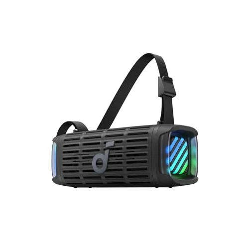Offerta a tempo: Soundcore Boom 3i di Anker - Altoparlante robusto 50W, impermeabile IP68 (acqua salata), galleggiante, BassUp 2.0, Bluetooth 5.3, autonomia 16 ore, TWS. Ideale per Kayak/Pesca/Campeggio - 22% da 89.49 € a 69.99 €
