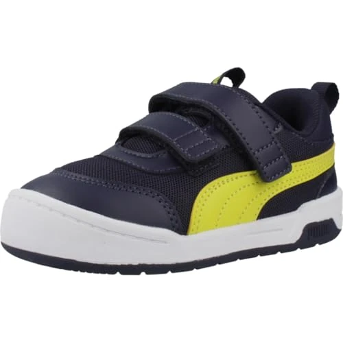 Zeitlich begrenztes Angebot: PUMA Unisex Baby MULTIFLEX 2 Mesh V INF Sneaker, Navy-LUX Lime, 42 EU Child, Puma Navy Lux Lime, 9 UK von 29.95 € auf 23.96 € (20% Rabatt)