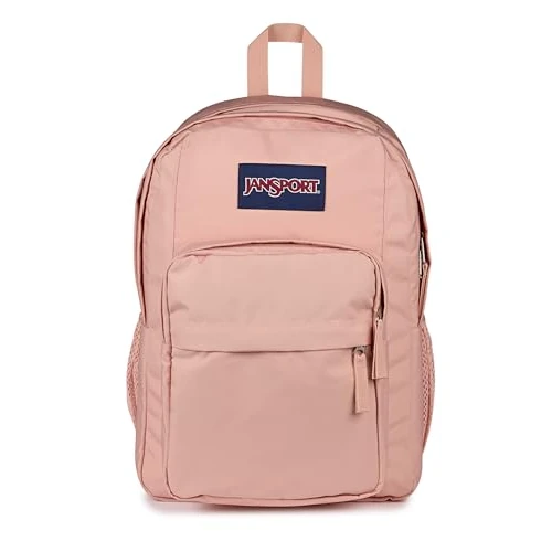 Offerta a tempo: JANSPORT Big Day Pack Zaino capiente con scomparto per laptop da 15 pollici, 43.5 x 19 x 32.5 cm, Misty Rose, Pink - 37% da 59.00 € a 37.09 €