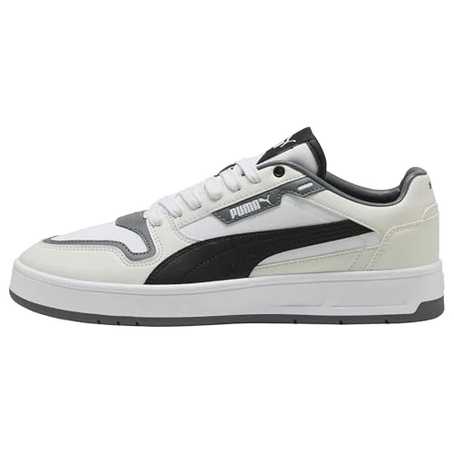 Zeitlich begrenztes Angebot: PUMA Erwachsene Court Classic Street Sneakers 37.5, White Black Vapor Gray von 69.95 € auf 19.86 € (72% Rabatt)