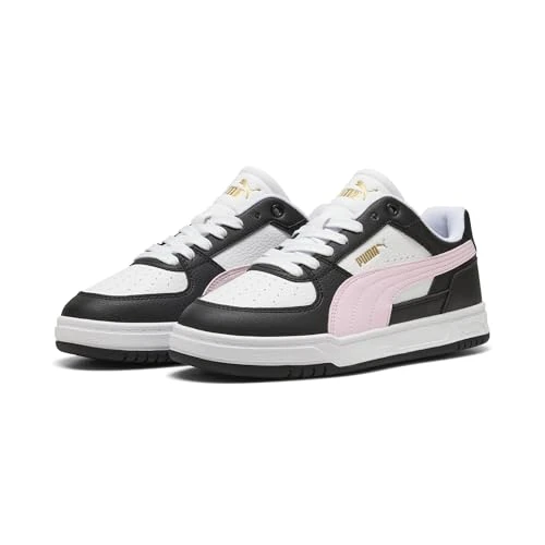 Offerta a tempo: PUMA Scarpe da Ginnastica Unisex CAVEN III, Bianco-Rosa Perla-Oro, 42, Bianco Perla Oro Rosa, 46 EU - 31% da 64.95 € a 44.95 €