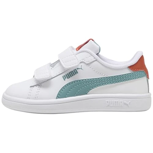 Zeitlich begrenztes Angebot: Puma Unisex Baby Smash 3.0 L V INF Sneaker, White-Baltic Sea Blue, 37.5 EU Child, Puma Weiß Ostseeblau, 21 EU von 20.94 € auf 20.94 € (0.00% Rabatt)