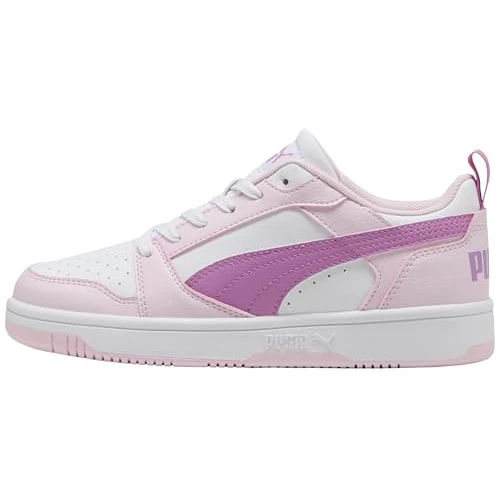 Oferta limitowana: Puma Rebound V6 Lo Jr Sneakers, perłowo-różowe, Mauve, Pop White, 35,5 EU z 179.00 zł na 179.00 zł (oszczędź 0.00%)