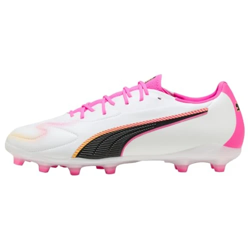 Offre limitée : PUMA Chaussures de Football Unisexe King 20 Match FG/AG, Blanc-Rose Poison-Aqua, 42 EU, Puma White Poison Pink Bright Aqua, 43 EU de 53.65 € à 53.65 € (0.00% de remise)