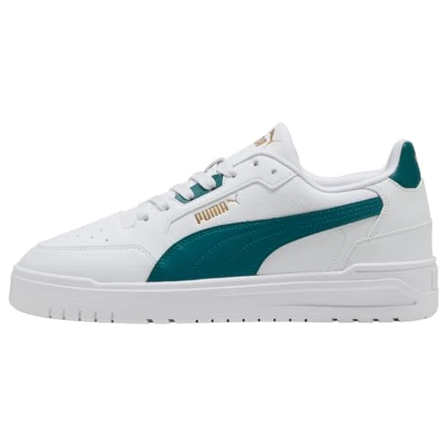 Tijdelijke aanbieding: PUMA Unisex Shuffle Downtown Sneaker, White-Emerald ICE, 12 UK, Puma Wit Emerald Ice, 47 EU van 59.95 € naar 59.95 € (0.00% korting)