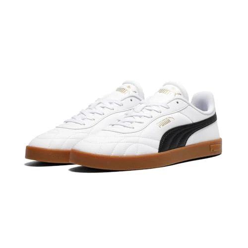 Tijdelijke aanbieding: PUMA Unisex Club II Indoor Sneaker, Wit Zwart-Gom, 5.5 UK, Puma Witte PUMA Zwarte Gom, 38.5 EU van 60.78 € naar 60.78 € (0.00% korting)
