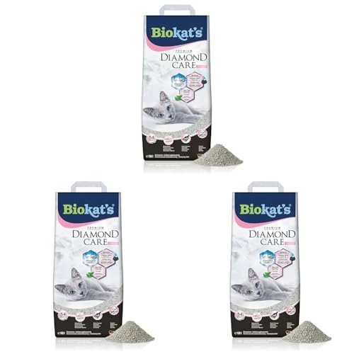 Offerta a tempo: Biokat's Diamond Care Fresh profumata, Lettiera per Gatti a Grana fine con Carbone Attivo e Aloe Vera — 11% da 40,47 € a 35,97 €