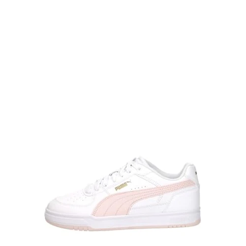 Zeitlich begrenztes Angebot: PUMA CAVEN III Unisex-Sneaker, Weiß-Jasminblüten-Gold, 12 UK von 64.95 € auf 50.65 € (22% Rabatt)
