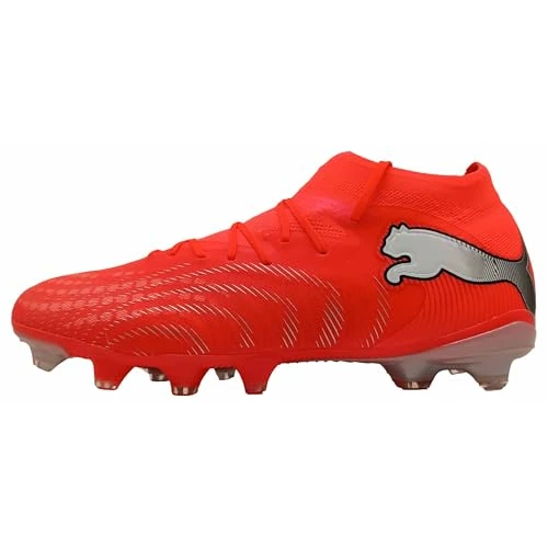 Offerta a tempo: PUMA Future 9 PRO FG/AG, Scarpe da Calcio Unisex Adulto, Rosso Brillante Bianco Nero Argento, 42.5 EU, Rosso Brillante Puma Bianco Puma Nero Puma Argento, 42.5 EU - 43% da 149.95 € a 86.02 €