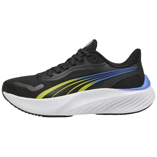 Zeitlich begrenztes Angebot: PUMA Pounce Lite Jr Kids Indoor Trainers 401512 11 Black-Lime Sapphire von 44.95 € auf 34.85 € (22% Rabatt)