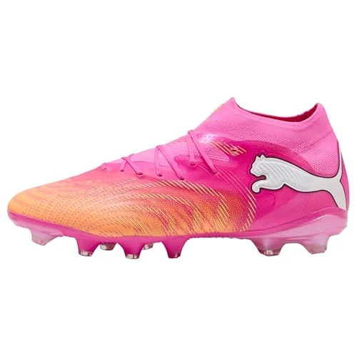 Oferta limitada: PUMA Future 9 Pro FG/AG - Tenis de fútbol Unisex Poison Pink-Sun Stream-Bright Aqua White, Talla 7.5 de Reino Unido, Poison Pink Sun Stream Bright Aqua Puma White, 41 EU de 149.95 € a 120.95 € (ahorro 19%)
