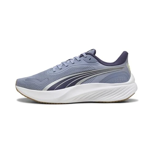 Puma Pounce Lite Chaussures de Course sur Route Unisexes, Gris Sky-Deep Plum-Apple Spritz, 42 EU, Gray Sky Deep Plum Apple Spritz, 44 EU