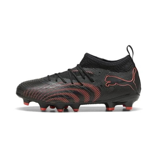 Offerta a tempo: PUMA Unisex Bambino Future 9 Match FG/AG Jr Scarpe da Calcio, Nero Rosso Luminoso Grigio Forte, 4 UK, Puma Nero Rosso Luminoso Grigio Forte, 4 UK - 40% da 69.95 € a 41.81 €