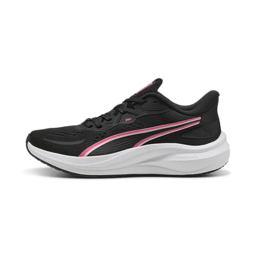 Puma Skyrocket Lite 2 - Tenis Unisex para Correr de Carretera, Color Negro y Rosa Puro, Talla 5.5 de Reino Unido, Puma Negro y Rosa Puro, 38.5 EU