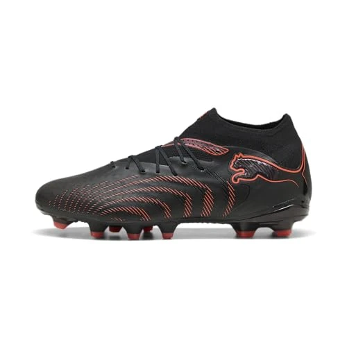 Offerta a tempo: PUMA Scarpe da Calcio Unisex Future 9 PRO FG/AG, Nero-Rosso incandescente, Grigio Forte, 42, Puma Nero Rosso Brillante Grigio Forte, 45 EU - 50% da 149.95 € a 74.28 €