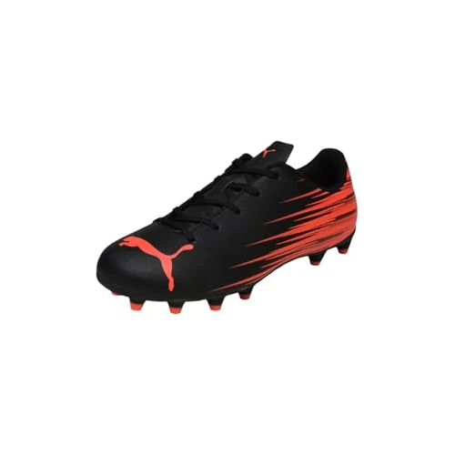 Tijdelijke aanbieding: PUMA ATTACANTO II FG/AG JR voetbalschoen, zwart-gloeiend rood, 13.5 UK, Puma Zwart gloeiend rood, 32.5 EU van 39.95 € naar 19.98 € (50% korting)