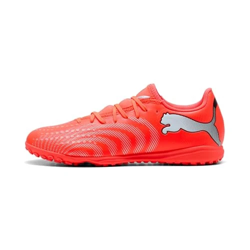 Tijdelijke aanbieding: PUMA Unisex Future 9 Play TT voetbalschoen, gloeiend rood wit zwart zilver, 5 UK, Gloeiend Rood PUMA Wit PUMA Zwart PUMA Zilver, 38 EU van 59.95 € naar 59.95 € (0.00% korting)