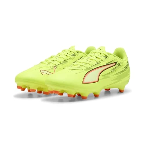 Offre limitée : PUMA Ultra 6 Play FG/AG WN Chaussures de Football pour Femme, Yellow Alert Black-Glowing Red-Lime Squeeze, Pointure 38, Yellow Alert PUMA Squeeze Squeeze Noir/Rouge, 38 EU de 32.84 € à 32.84 € (0.00% de remise)