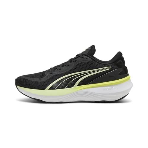 Puma Unisex SCEND PRO 2 Straßen-Laufschuh, Black-Apple Spritz-LUX Lime, 41.5 EU, Puma Black Apple Spritz Lux Lime, 42.5 EU