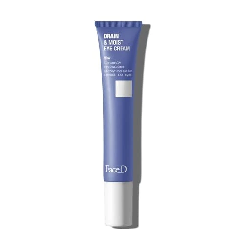 Zeitlich begrenztes Angebot: Face D - Drain & Moist Augencreme, 18 ml, Drainierende Feuchtigkeitsspendende Augencreme mit Keramik-Applikator, gegen Augenringe von 25.72 € auf 25.72 € (0.00% Rabatt)