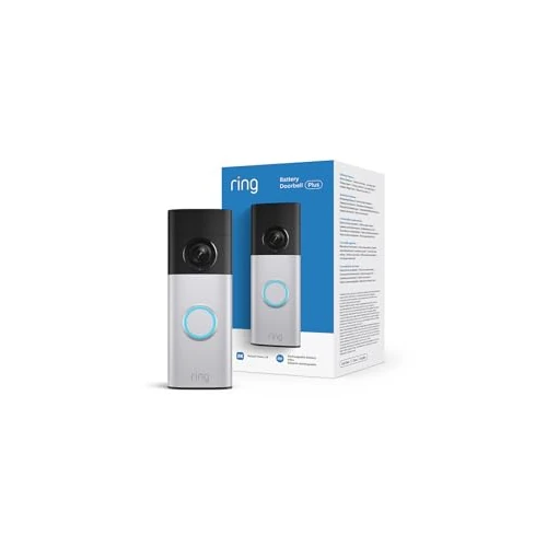 Offerta a tempo: Ring Videocitofono Plus a batteria (Battery Video Doorbell Plus) (ultimo modello) | Retinal 2K | Zoom 6x | Batteria a sgancio rapido | Prova gratuita di 30 giorni del piano di abbonamento Ring - 33% da 179.99 € a 119.99 €