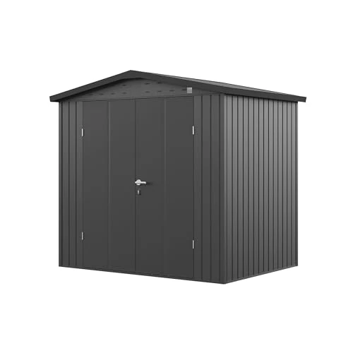 Offerta a tempo: GFP Primeyard Casetta da Giardino Metallo 210x150x205 cm Armadio da Esterno per Attrezzi Antracite - 0.00% da 989.00 € a 989.00 €