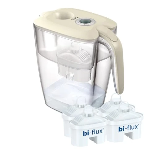 Offerta a tempo: Laica Caraffa Filtrante BIG Roma - Blu - 3,7L - 4 Filtri bi-flux incluso, Preserva i sali minerali e Riduce le sostanze indesiderate - Capacità XXL - Timer Manuale- Sicurezza Made in Italy - 38% da 39.90 € a 24.90 €