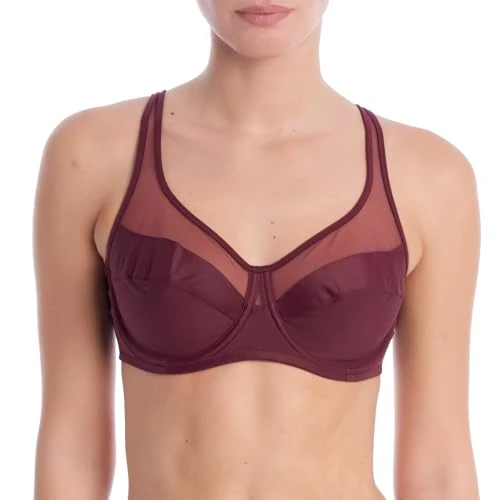 Limitiertes Angebot: DIM Femme - BH Generous Classic x1 | Perfekter Halt für große Brüste | Dicke Mikrofaser und Stretch | U-förmiger Rücken und breite Träger | Moderner Look und absoluter Komfort Feige 90C von 30.79 EUR auf 30.79 EUR (Spare 0%)