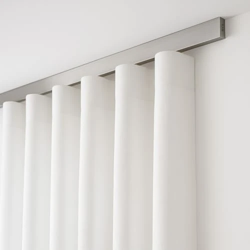 Offerta a tempo: BY3 - Binari per Tende a Onde - SU MISURA - Binario per Tende a Soffitto Bastoni e Binari Wave con Fettucce - Riloga per tenda a Onde Costanti Tende in Lino Guida per Tenda Ondulata - 0.00% da 19.99 € a 19.99 €