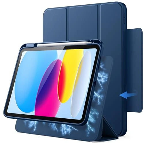 Oferta ograniczona: JETech Magnetyczne Odpinane Etui do iPad (A16) 11./10. Generacji (2025/2022) z Pencil Uchwyt, Zdejmowana Obrotowa Przejaśniać Osłona, Stojak Portretowy/Poziomy (Granatowy) z 75.99 PLN na 75.99 PLN (zniżka 0%)