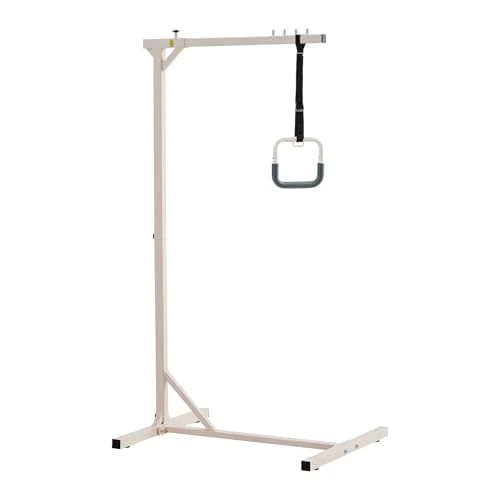 Offerta a tempo: VEVOR Barra Trapezio per Mobilità a Letto in Acciaio Resistente, Barra Trapezio Autoportante, Facile da Installare, per Anziani Disabili, Ideale per Ospedali, Casa di Cura e Assistenza Domiciliare - 16% da 89.90 € a 75.90 €